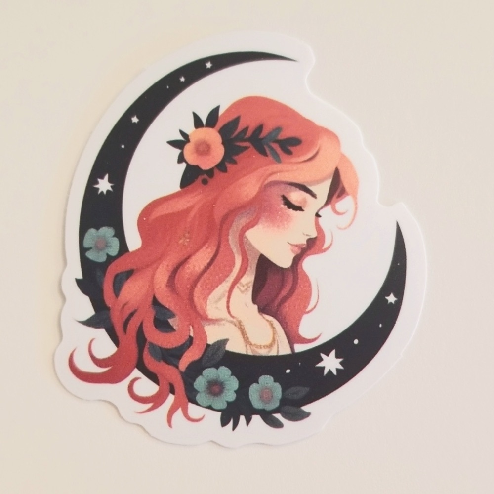 10/$10 Moon Goddess Sticker